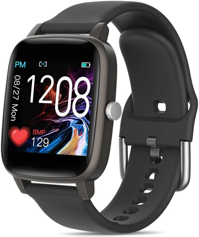 Alt view image 7 of 7 - 1.4in Color Screen Smart Watch Body Temperature Heart Rate Blood Pressure Monitor Sports Fitness Tracker IP67 Waterproof Men Women Smart Bracelet Smartwatch for IOS Android