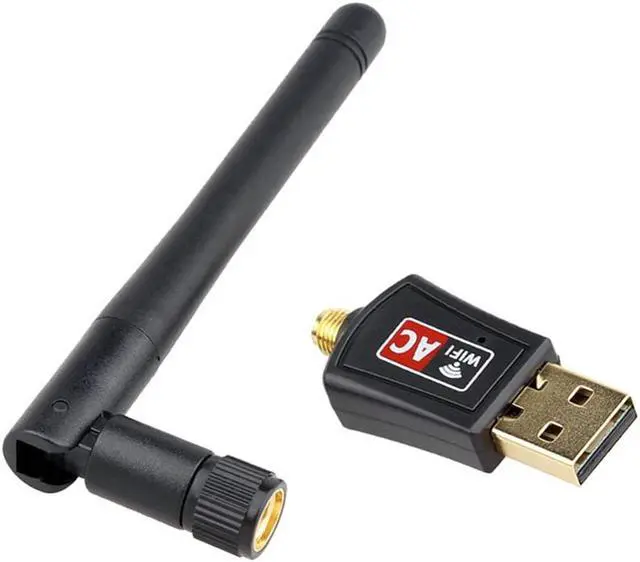 Alt view image 6 of 7 - USB WiFi Adapter ac600Mbps Wireless USB Adapter 5.8GHz/2.4GHz Dual Band External Antenna WiFi Dongle for Laptop/PC,WiFi Adapter Support Windows 10/8/8.1/7/XP, Mac Os X 10.6-10.14