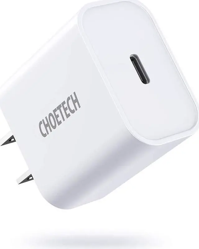 Main image of USB C Charger, 18W PD Fast Charger Ultra-Compact Type C Wall Charger Compatible iPhone 11/11 Pro/11 Pro Max/X/XS/XR/8/8 Plus, iPhone SE, iPad Pro, Pixel 3/4, Galaxy S10+/S10/S9, LG and More