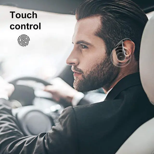 Alt view image 7 of 7 - Wireless Bluetooth Earbuds, V5.0 HD HiFi Stereo Bluetooth Earpiece 200H Playtime Waterproof Noise Cancelling In-Ear Headphones with Charging Case, USB-C Quick Charge for iPhone Android Sports Business