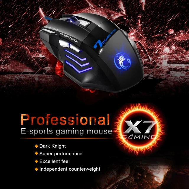 Alt view image 5 of 7 - Gaming keyboard and Ergonomic Wired Gaming Mouse 7 Button LED 2400 DPI USB Computer Mouse Gamer Mice With Backlight Gaming Keyboard Mouse Set for PC Laptop