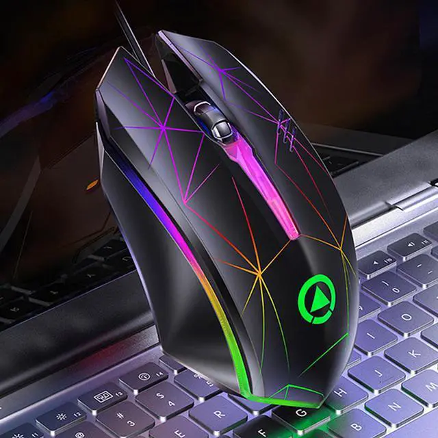 Main image of 1200DPI USB Wired Gaming Mice Colourful Backlight Ergonomic Gaming Mouse for Computer Laptop Gamer Mouse USB Wired Mouse
