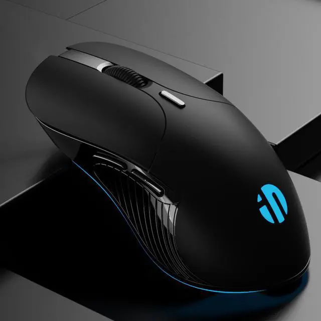 Alt view image 6 of 7 - Silent Wireless Mouse Rechargeable Durable Slim Mice 2.4G Wireless Mice 3 DPI Adjustable 6 Buttons for Notebook, PC Computer Mouse (Black)