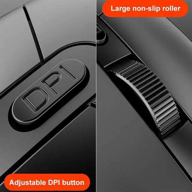 Alt view image 3 of 7 - Gaming Mouse Wired, Gaming Mice, 4 Buttons, 1600DPI Adjustable, 7 Colors LED Backlight Light, Comfortable Grip Ergonomic Optical PC Computer Gaming Mice (Black)