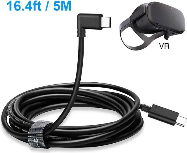 Main image of USB C to USB Type-C Charge Cable 16.4ft, Super Speed Data Transfer Cable for Oculus Quest Link VR Quick Charge Cable for Phone Tablet Oculus Link Headset Cable ( 16.4feet/ 5m)