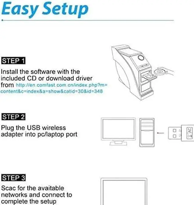 Alt view image 7 of 7 - WiFi Adapter,5GHz WiFi Dongle USB 3.0 1300Mbps Dual Band 2.4GHz 5GHz Mini Wireless Network USB Wifi Adapter for PC Desktop Laptop, Support Windows XP/7/8/8.1/10, MacOS 10.9-10.14