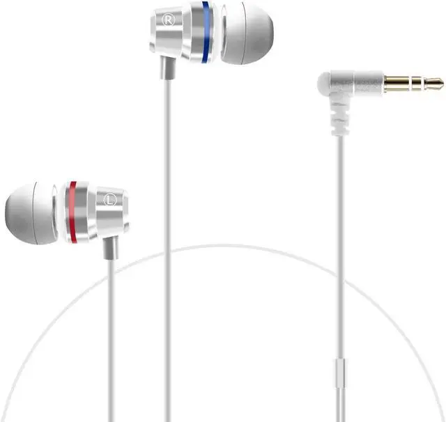 Main image of Earbuds Compatible for Oculus Quest 2, Oculus Rift S VR Headset, Upgraded Durable Graphene Speakers 3D 360° Surrounding High Clarity Sound with Custom Non-Disturbing Length - White