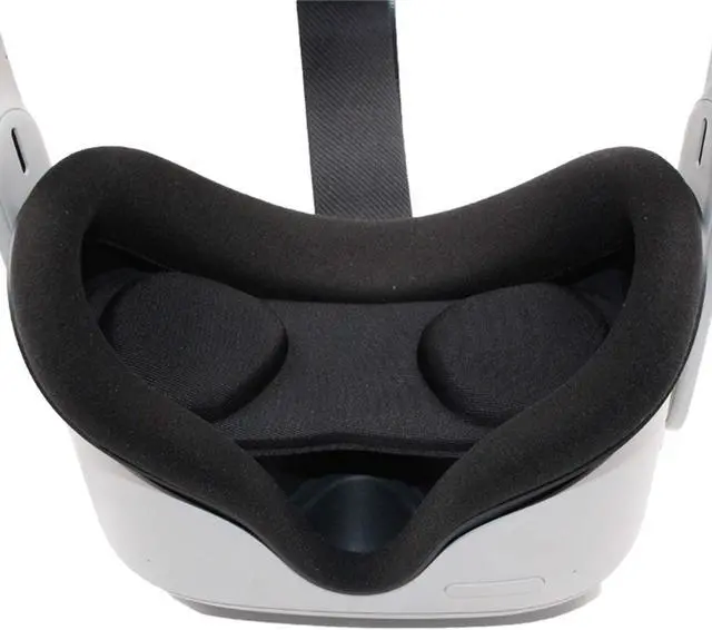 Alt view image 7 of 7 - VR Face Silicone Cover for Oculus Quest 2, Sweatproof Silicone Face Pad Mask & Face Cushion for Oculus Quest 2 VR Headset