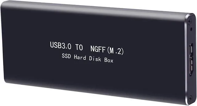 Alt view image 2 of 7 - M.2 SATA SSD to USB 3.0 External SSD Reader Converter Adapter Enclosure with UASP, Support NGFF M.2 2280 2260 2242 2230 SSD with Key B/Key B+M