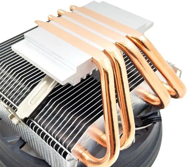 Alt view image 4 of 6 - 4 Heat Pipes CPU Cooler RGB 120mm PWM 4 Pin PC Radiator quiet for Intel LGA 2011 1150 1151 1155 AMD AM3 CPU Cooling Fan