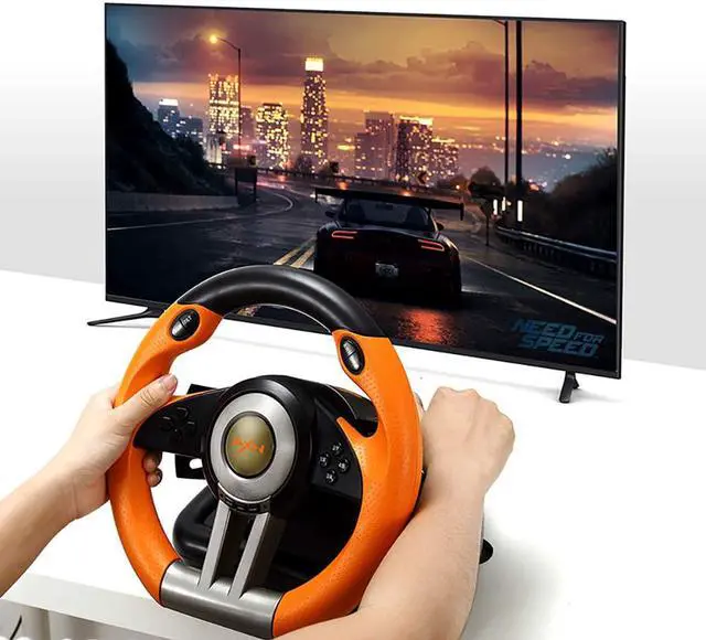 Alt view image 3 of 7 - PC Racing Wheel, PXN V3II 180 Degree Universal Usb Car Sim Race Steering Wheel with Pedals for PS3, PS4, Xbox One,Xbox Series X/S,Nintendo Switch
