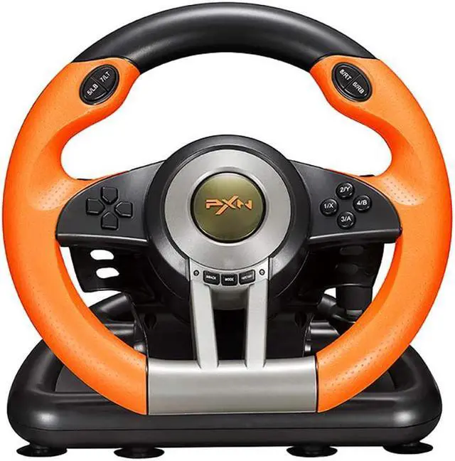 Alt view image 2 of 7 - PC Racing Wheel, PXN V3II 180 Degree Universal Usb Car Sim Race Steering Wheel with Pedals for PS3, PS4, Xbox One,Xbox Series X/S,Nintendo Switch