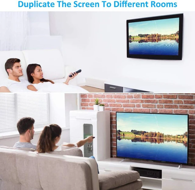 Alt view image 4 of 7 - HDMI Splitter 1 in 4 Out V1.4 Powered 1x4 Ports Box Supports 4K @30Hz Full Ultra HD 1080P 3D Compatible with PC STB Xbox PS4 Fire Stick Roku Blu-Ray Player TV HDTV (1 Input to 4 Outputs)