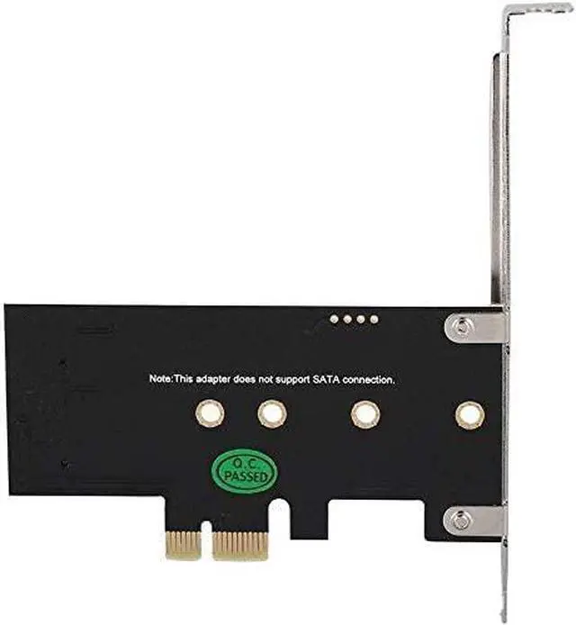 Alt view image 7 of 7 - NVME M.2 SSD M Key to PCI-e 3.0 x1 Host Controller Expansion Card,Supports M2 NGFF PCI-e 3.0, 2.0 or 1.0, NVME or AHCI, M-Key, 2280, 2260, 2242, 2230 Solid State Drives with Low Profile Bracket