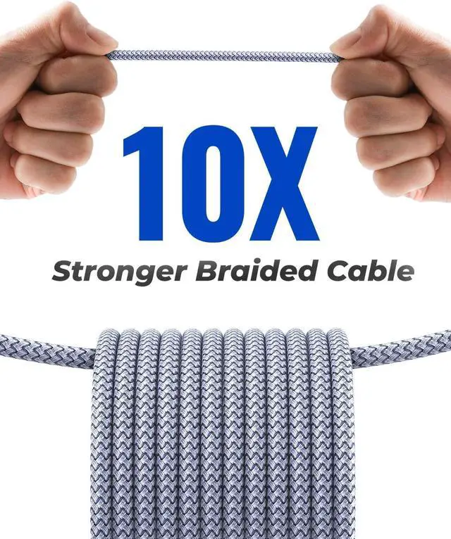 Alt view image 3 of 7 - 2M/6.6FT USB 3.0 Extension Lead, USB Type A Male to Female Extension Cord Durable Braided Material 5Gbps Fast Data Transfer Compatible with USB Keyboard, Mouse, Flash Drive, Hard Drive, Printer -Gray