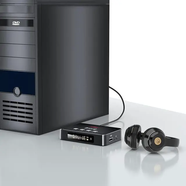 Alt view image 4 of 7 - Bluetooth Transmitter Receiver, NFC-Enabled Audio Adapter 5.0, 3.5mm AUX RCA Adapter Compatible with PC/TV/Tablet/Speaker/Home Car Sound System