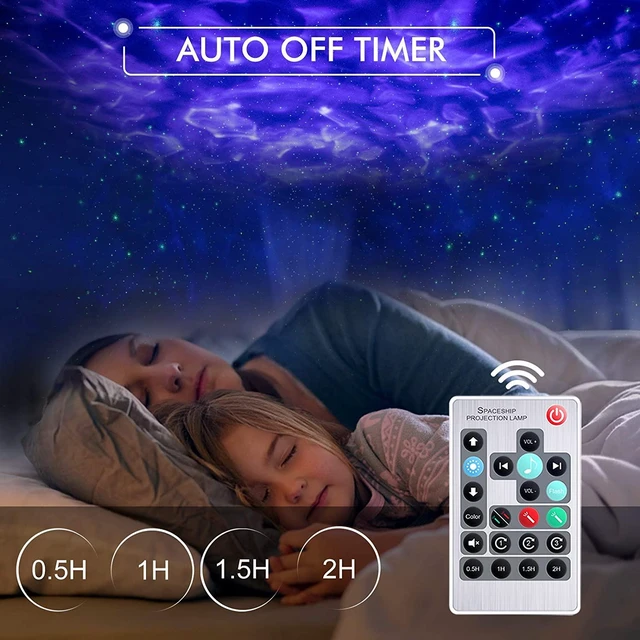 Alt view image 7 of 7 - 3 in 1 Star Galaxy Projector, Night Light Projector Bluetooth Music Speaker, Remote Control & 5 White Noises for Bedroom/Party/Decor, Timer Starry Projector for Kids, Adults