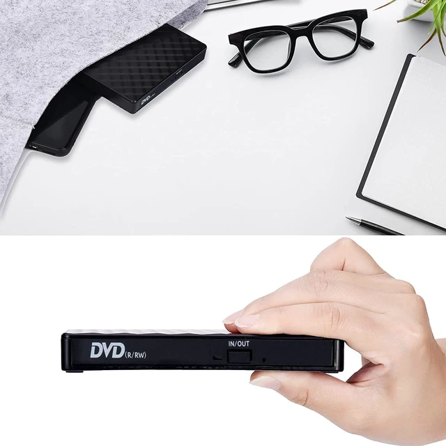 Alt view image 7 of 7 - External CD DVD Drive USB 3.0 Slim Portable CD Reader CD/DVD-RW Burner High Speed Data Transfer Super Drive for Laptop, Desktop, Mac, IOS, Windows 10/8/7 / XP/ Linux/ Vista