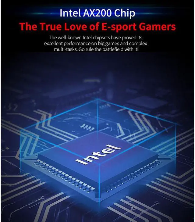 Alt view image 6 of 7 - 3000Mbps Dual Band PCI-E Network Card For AX200NGW PCIE Wifi 6 Card 802.11 ac/ax Bluetooth5.1 Win10 MU-MIMO Desktop AX200 Plus Wireless Adapter for PC Desktop Windows 10