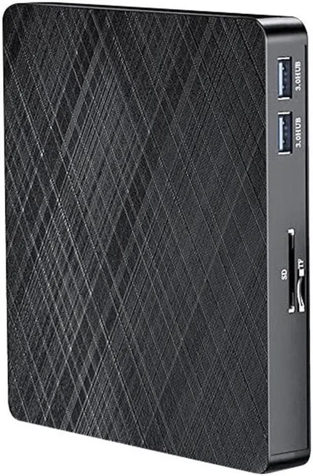 Alt view image 7 of 7 - External Blu Ray CD DVD Drive, [5 in 1] USB 3.0 & Type-C External CD/DVD Blu-Ray Burner Writer with SD/TF & USB Ports, Slim Optical 3D BD Bluray Optical Drive Compatible with Windows 10/8/7, MacOS