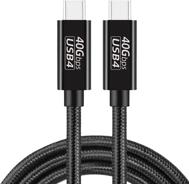 Alt view image 7 of 7 - USB 4 Cable 4.9FT/1.5M, Supports 8K UHD Display, 40Gbps Data Transfer,240W PD Fast Charging USB C Braided Cable, Compatible with Thunderbolt 4/3,for i-Phone 15 Pro, Mac-Book Air, i-Pad Pro, XPS 15 etc