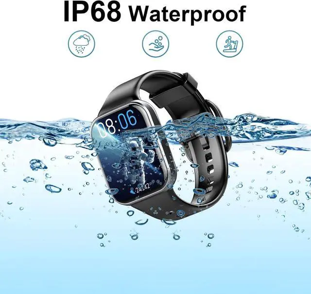 Alt view image 7 of 7 - Smart Watch, 1.69" HD Touch Screen Fitness Watch for Men Women, 25 Sports Modes Fitness Tracker with Heart Rate Sleep Monitor, Pedometer Activity Trackers, IP68 Waterproof Smartwatch for Android IOS