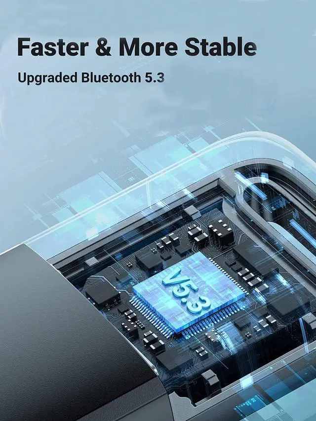 Alt view image 2 of 7 - USB Bluetooth 5.3 Adapter for PC, Supports Windows 11/10/8.1 (Plug & Play), Mini 5.3+ EDR Bluetooth Dongle Receiver &Transmitter, 5.3 Bluetooth USB Adaper for PC, Laptop,Keyboard,Mouse,Headsets