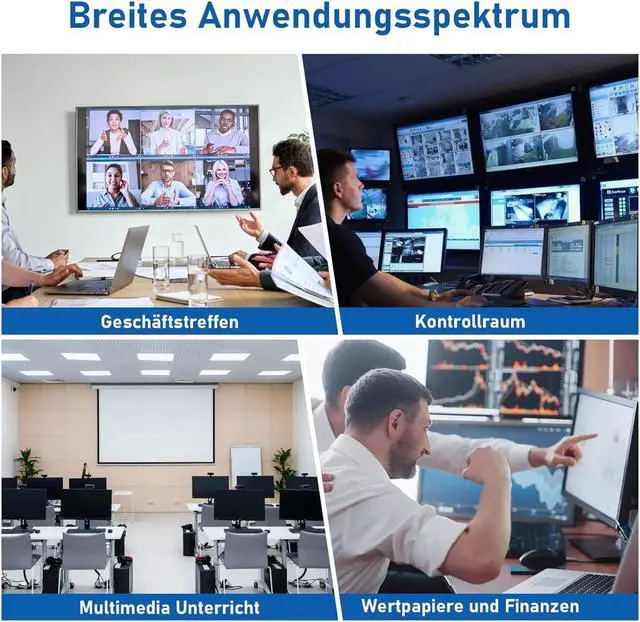 Alt view image 3 of 7 - 2 Port HDMI KVM Switch for 2 Computers 1 Monitor, 2 in 1 Out KVM Switch HDMI 4K@30Hz, KVM Switch for 2 PC Share 1 Monitor and USB Wireless Keyboard, Mouse, Printer, with 2 USB 2.0 Cables