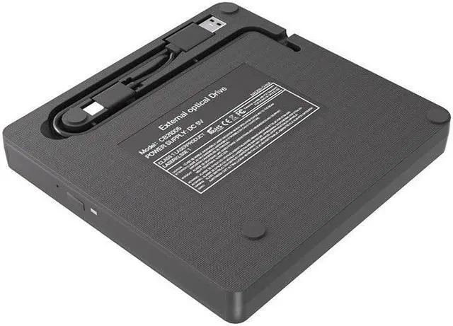 Alt view image 7 of 7 - Hitoor External Blu Ray Drive, USB 3.0 and Type-C External Blu Ray Burner Portable Blu Ray DVD/CD/BD Player, 3D Optical Bluray CD DVD Drive Compatible with Windows XP/7/8/10/11 MacOS Laptop Desktop
