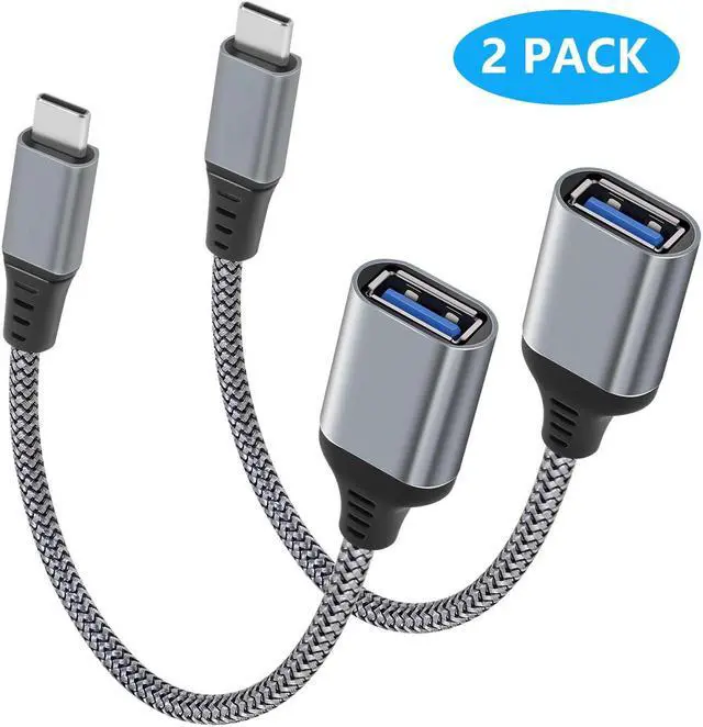 Main image of Hitoor USB C to USB 3.0 Adapter, [2 Pack] Type C to USB 3.0 Adapter Male to Female USB Adapter OTG Cable Thunderbolt 3 to USB Compatible with i-P-hone 15 Pro Max, MacBook Pro Air, Galaxy S24, XPS 17