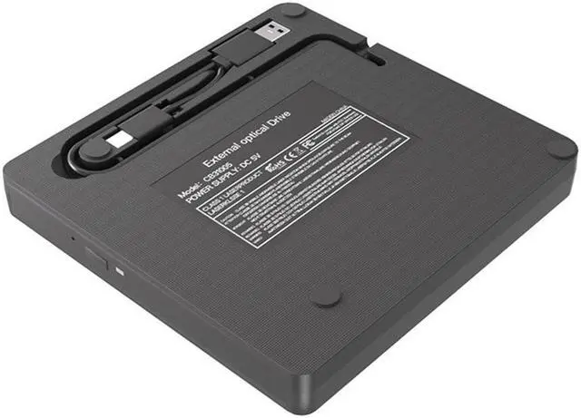 Alt view image 7 of 7 - Hitoor External CD/DVD Drive for Laptop, USB 3.0 CD ROM DVD Burner Slim Portable CD Reader DVD Player Reader Writer Optical Disc Drive Compatible with Laptop Desktop PC Windows 11/10/8/7 Linux MacOS