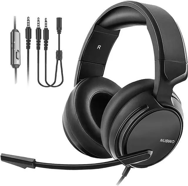 Main image of Hitoor Wired Gaming Headset & for Xbox one Headset & PS4 Gaming Headset, 3.5mm Surround Stereo Gaming Headphones with Mic Soft Memory Earmuffs for PC,Laptop, PS3