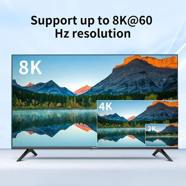 Alt view image 4 of 7 - Hitoor 2 Ports Type C KVM Switch for 1 Monitors 2 Computers, 8K@60Hz USB C Type-C KVM Switches 2 in 1 Out with 7 USB 2.0 Ports for 2 Computers Sharing Monitor Keyboard Mouse Hard Drives Printer