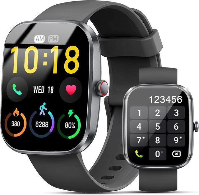 Main image of Hitoor Smart Watch, 1.91" HD Fitness Watch with Make/Answer Call, Activity Trackers, IP68 Waterproof Smartwatch with 110+ Sports, SpO2/Heart Rate/Sleep Monitor, Fitness Tracker for Android/iOS Phones