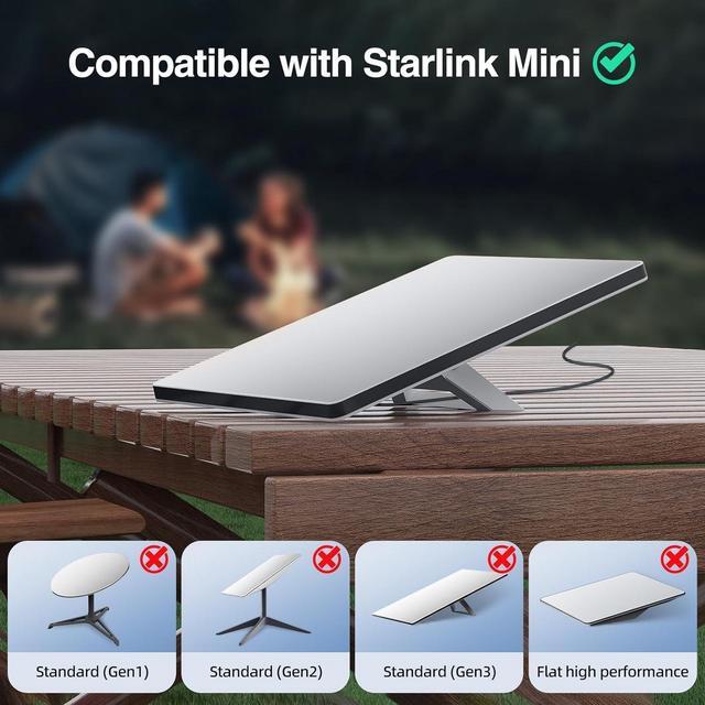 Alt view image 4 of 7 - Hitoor for Starlink Mini Cable 10ft./3M, USB C to DC Power Cable Starlink Mini Accessories Type-C to Waterproof Barrel Jack 18AWG Built-in PD E-Mark chip Supports PD 100W Charging