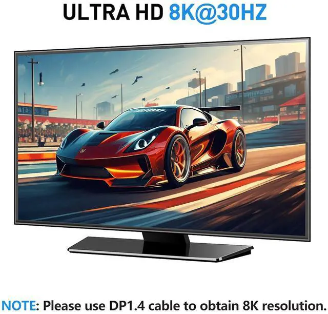 Alt view image 3 of 7 - Hitoor 8K@30Hz 2 Port DP KVM Switch 2 Monitors 2 Computers, 4K@144Hz Dual Monitor DisplayPort KVM Switch with 4 USB 3.0 Ports, Support Extended & Mirror Mode, with USB 3.0 Cable & Wired Remote Control