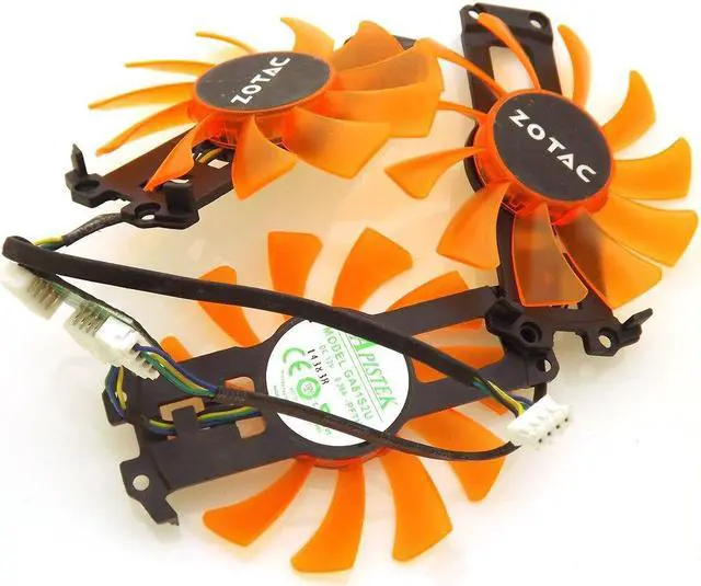 Alt view image 3 of 6 - 3pcs/lot GA81S2U 12V 0.38A 4Wire 4Pin VGA Fan For ZOTAC GTX 980-4GD5 AMP HA Graphics Card Cooler Cooling Fan