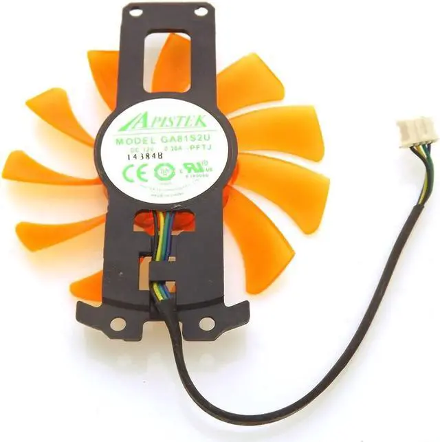 Alt view image 6 of 6 - 3pcs/lot GA81S2U 12V 0.38A 4Wire 4Pin VGA Fan For ZOTAC GTX 980-4GD5 AMP HA Graphics Card Cooler Cooling Fan