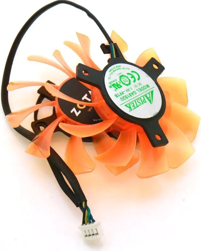 Alt view image 4 of 5 - GA81S2U -PFTB 12V 0.38A 75mm 40*40*40mm 4Pin VGA Fan For ZOTAC GTX660 -2GD5 Graphics Card Fan