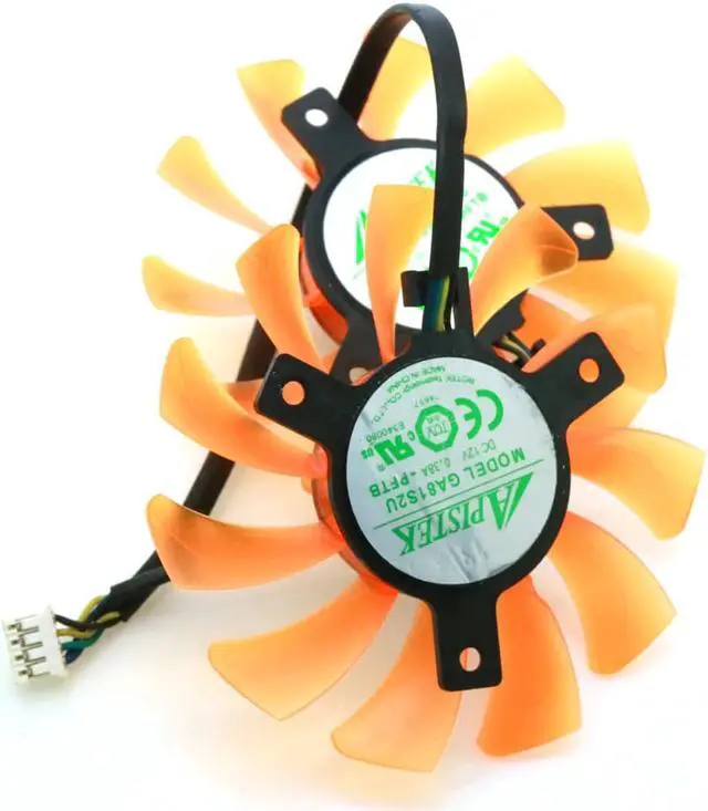 Alt view image 2 of 5 - GA81S2U -PFTB 12V 0.38A 75mm 40*40*40mm 4Pin VGA Fan For ZOTAC GTX660 -2GD5 Graphics Card Fan