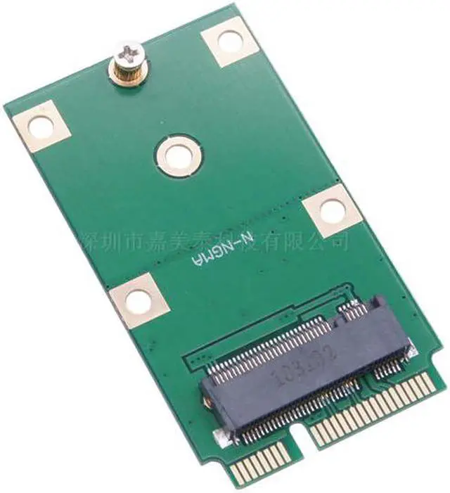 Alt view image 2 of 5 - 2018 Computer Adapter Mini PCI-E 2 Lane M.2 NGFF 30mm 42mm SSD To 52pin mSATA Adapter Card Gifts