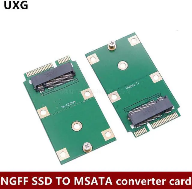 Alt view image 3 of 5 - 2018 Computer Adapter Mini PCI-E 2 Lane M.2 NGFF 30mm 42mm SSD To 52pin mSATA Adapter Card Gifts