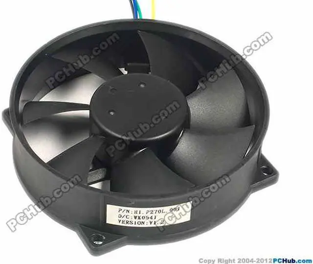 Alt view image 2 of 2 - Everflow F129025DU Server Cooling Fan DC 12V 0.38A 92x92x25mm 4-wire