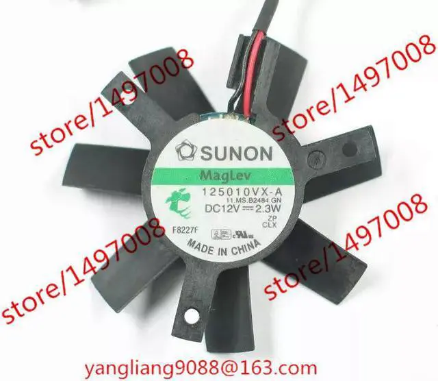 Main image of SUNON 125010VX-A 11.MS.B2484.GN DC 12V 2.3W Server Round Fan