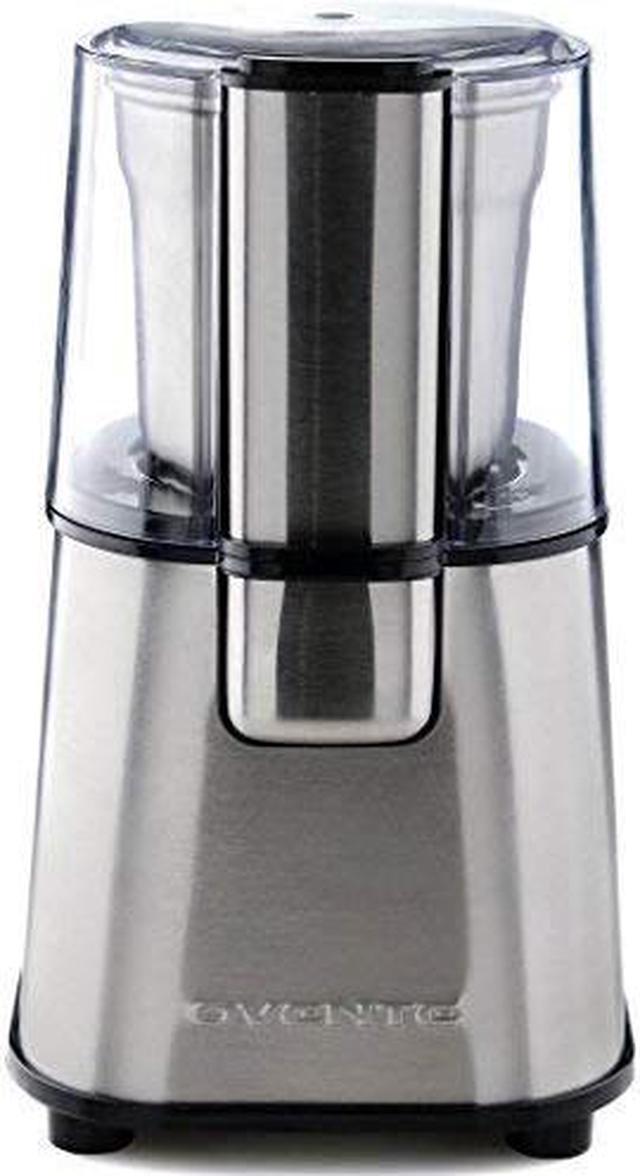 OVENTE 2.1 oz. Silver Bladed Electric Coffee Grinder with 4-Blade