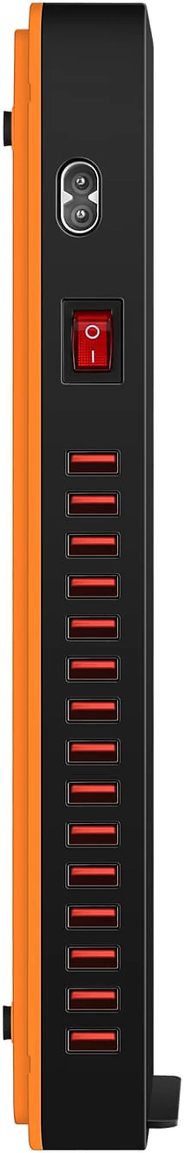 Alt view image 5 of 5 - AC Adpater 15 Port USB charging Station dock with phone holder  for mobile phones,tablets  work from home