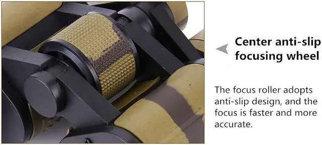 Alt view image 6 of 7 - Outdoor Waterproof Military Telescope 8x40 Day and Night Binoculars Telescope Central regulation for Outdoor Camouflage Hunting