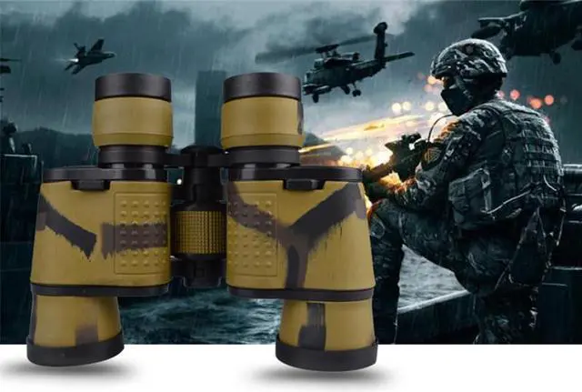 Alt view image 7 of 7 - Outdoor Waterproof Military Telescope 8x40 Day and Night Binoculars Telescope Central regulation for Outdoor Camouflage Hunting