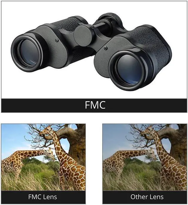 Alt view image 6 of 7 - Waterproof HD Blue Film Long Rang Lens 8x30 Outdoor Equipment Night Hunting Binoculars Telescope BAK4 Prism Zoom Lens Camping
