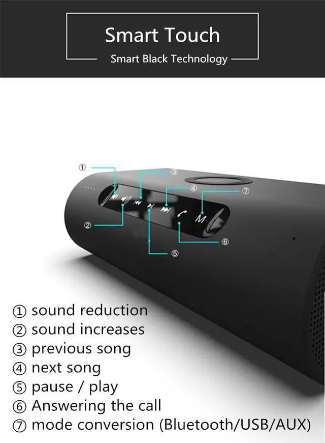 Alt view image 6 of 7 - Dual magnetic Super Bass Stereo audio player  Blue-tooth Speaker 2 In 1 Portable QI Wireless Charger for mobile phones